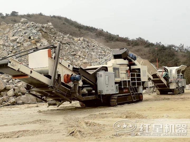 建筑垃圾破碎現場，選好設備收益更高